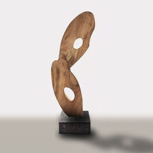 Reverse - Handmade shelf sculpture in timber by Fp Art Collection - Fp Art Online