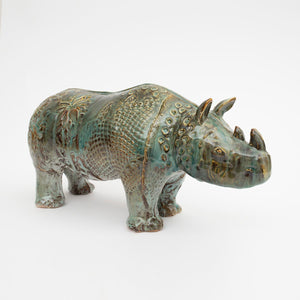 #HIPPO - Enameled ceramic hippopotamus sculptures by Amaaro - Fp Art Online