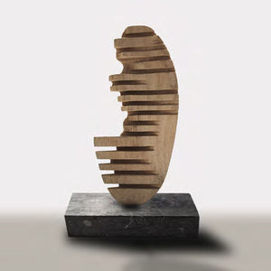 Sail #1 - Handmade shelf sculpture in timber by Fp Art Collection - Fp Art Online