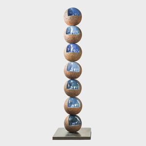 Sette Lune - Stoneware sculpture fired at 100° by Plaka Ylli - Fp Art Online
