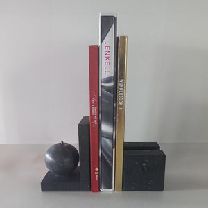 Black Apple - Black Marquina marble book holder by Fp Art Collection - Fp Art Online