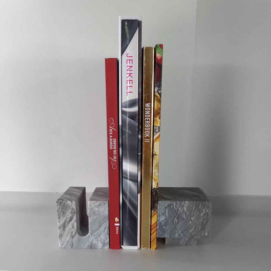 Grey Architecture - Bardiglio marble book holder by Fp Art Collection - Fp Art Online