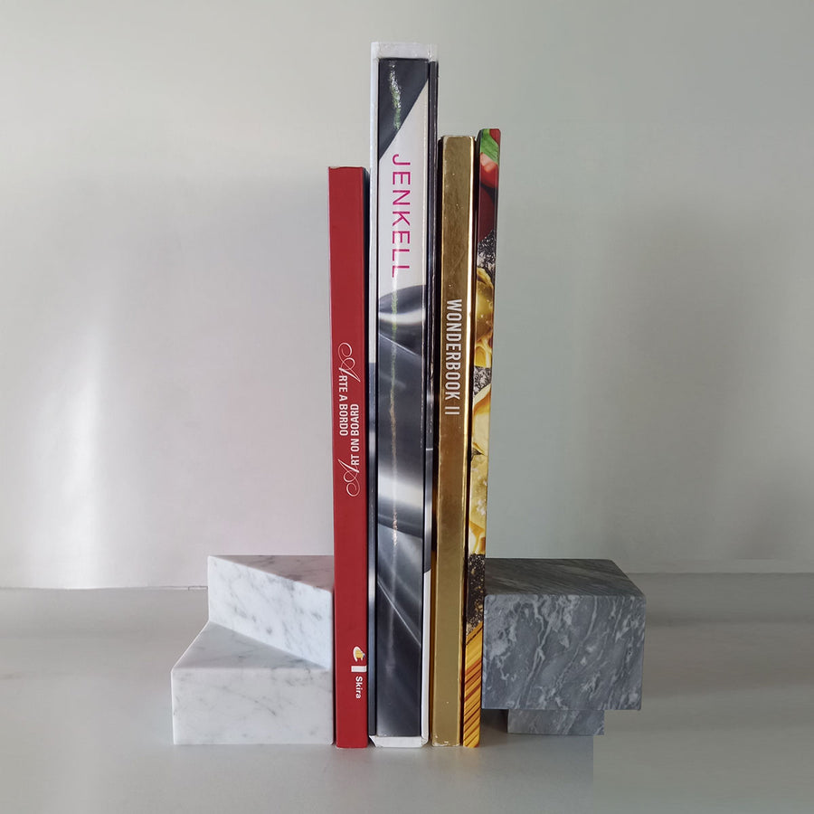 White Step - Carrara marble book holder by Fp Art Collection - Fp Art Online