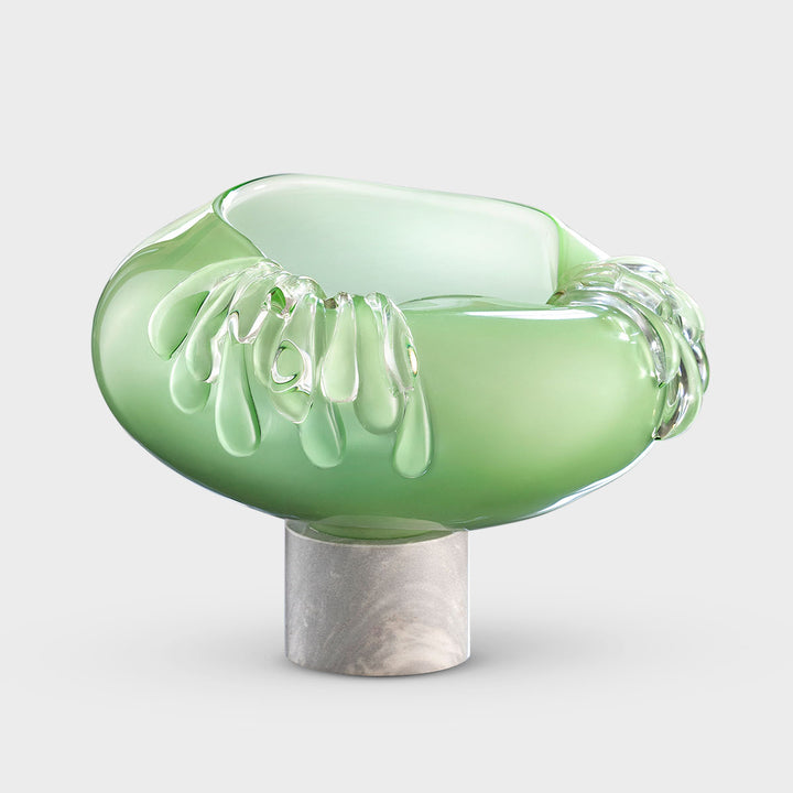 Stravedamento Large - Mouth-blown Murano glass and marble decorative object by Aina Kari - Fp Art Online