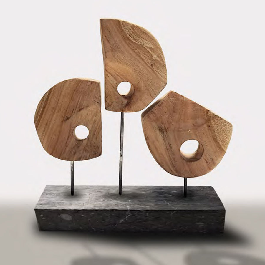 Taboo #1 - Handmade shelf sculpture in timber by Fp Art Collection - Fp Art Online