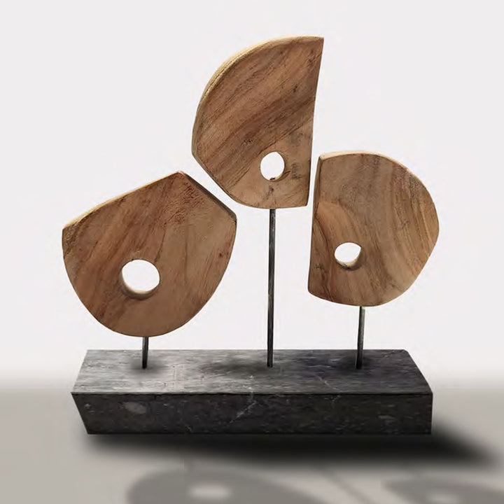 Taboo #1 - Handmade shelf sculpture in timber by Fp Art Collection - Fp Art Online