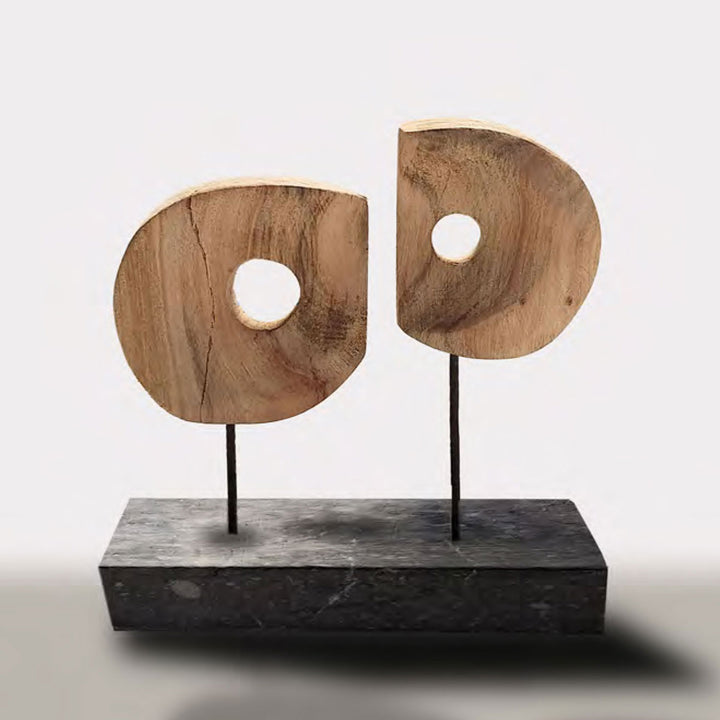 Taboo #2 - Handmade shelf sculpture in timber by Fp Art Collection - Fp Art Online