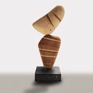 Pebbles - Handmade shelf sculpture in timber by Fp Art Collection - Fp Art Online