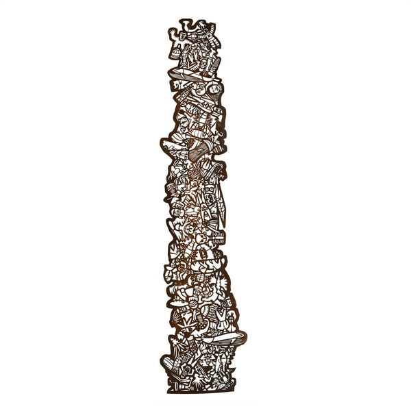 Laser-cut Totem