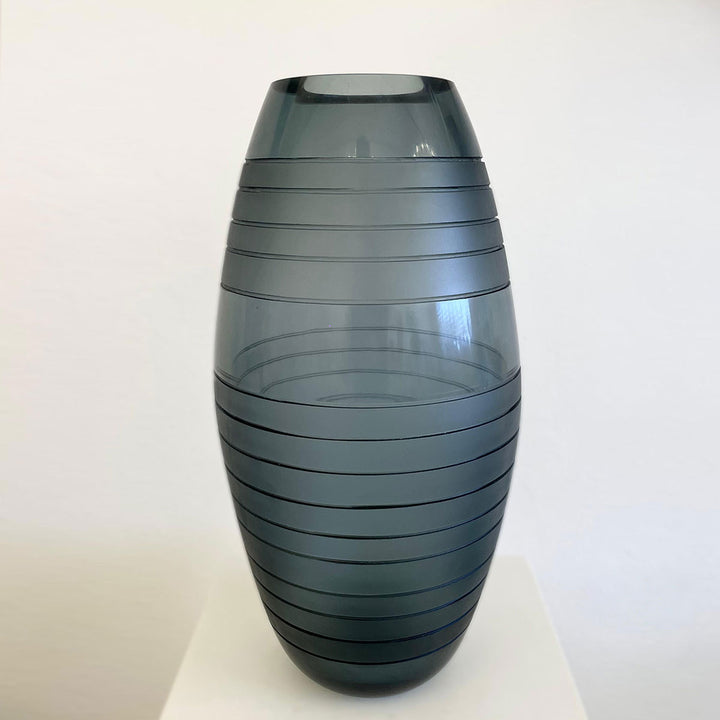 Battuto Strisce - Blown and ground Murano glass vase by Fp Art Collection - Fp Art Online