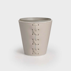 Scented Candle Glass with Leather Cover by Fp Art Collection - Fp Art Online