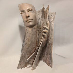 Who I Am - Terracotta sculpture by Grizi Paola - Fp Art Online