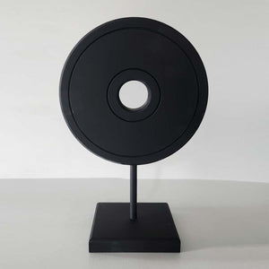 Black Shields - Handmade shelf sculptures in timber by Fp Art Collection - Fp Art Online