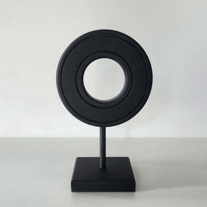 Black Shields - Handmade shelf sculptures in timber by Fp Art Collection - Fp Art Online