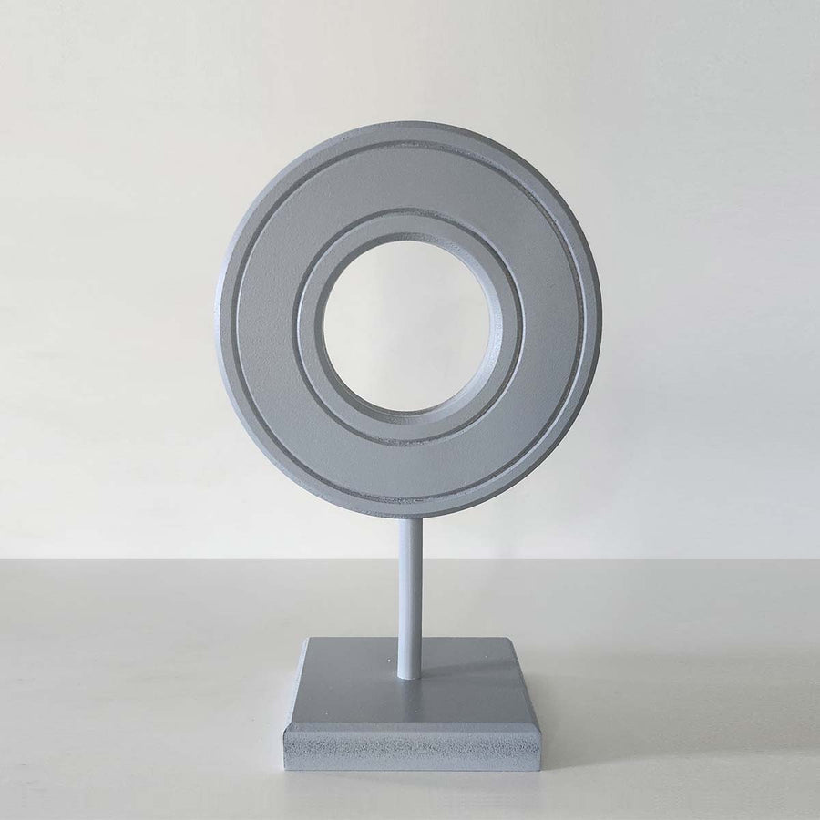 Grey Shields - Handmade shelf sculptures in timber by Fp Art Collection - Fp Art Online