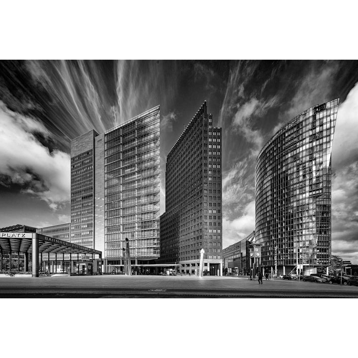 Berlino Postdamer Platz -  Fine art print on 100% cotton paper by Pollini Gianluca - Fp Art Online