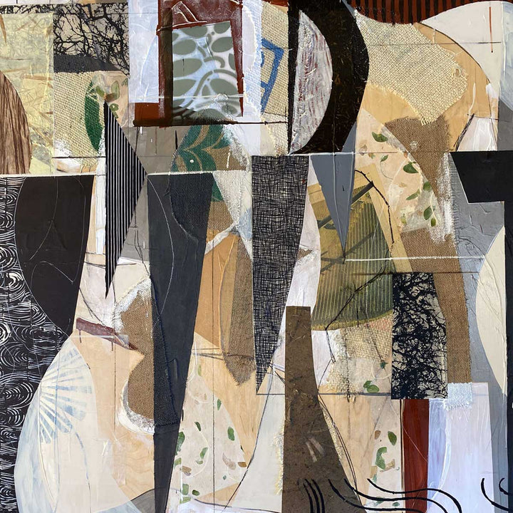 Shingaani - Mixed media on board by Briata Raimondo - Fp Art Online