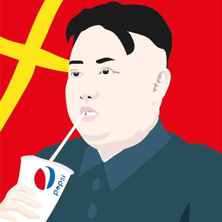 Kimjongun - High-quality printing on plexiglass or aluminium by Ghirlanda Cristiano - Fp Art Online