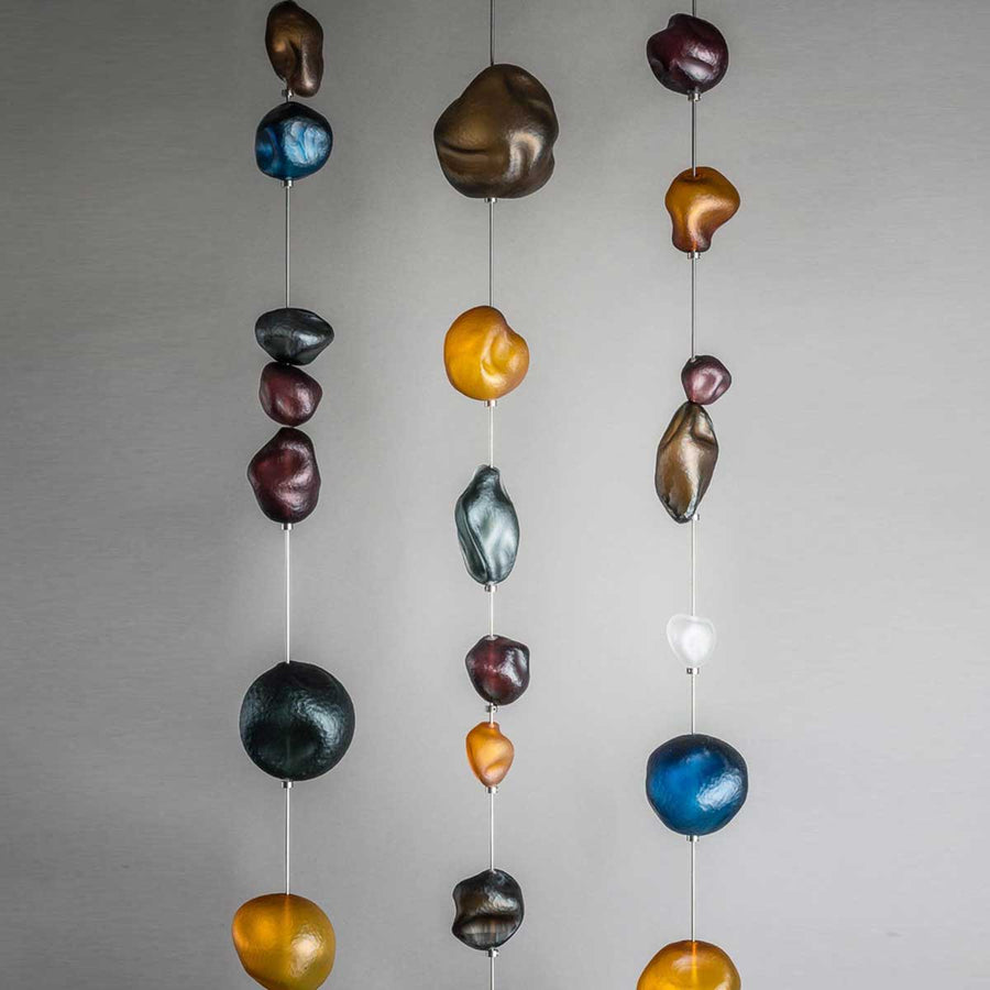 Meteors for our Time 2020 - Free blown glass sculpture by Baldwin and Guggisberg - Fp Art Online