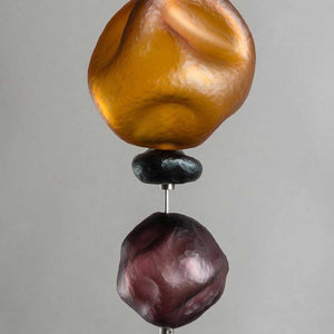 Meteors for our Time 2020 - Free blown glass sculpture by Baldwin and Guggisberg - Fp Art Online