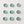 Set of 9 Ninfea-12 Mirrors by Paronetto Paola & Botticelli Giovanni by Paronetto Paola - Fp Art Online