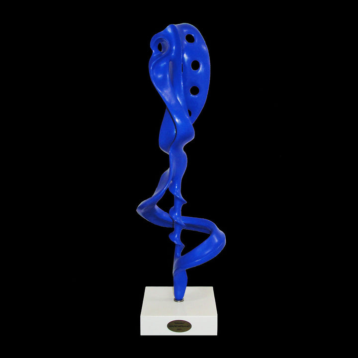 Sciamano - Aluminum sculpture, polymeric materials, clay with epoxy resin by Marcapiano - Fp Art Online