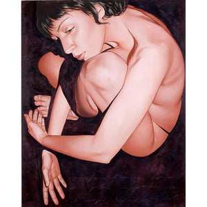 Annamaria 1 - Oil paint on canvas by Cinelli Antonella - Fp Art Online