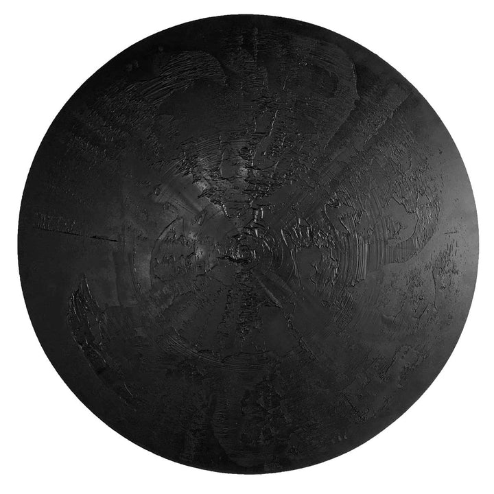 Black Touch of Vesuvius - Original mixed media on canvas by Szydel Mariusz - Fp Art Online