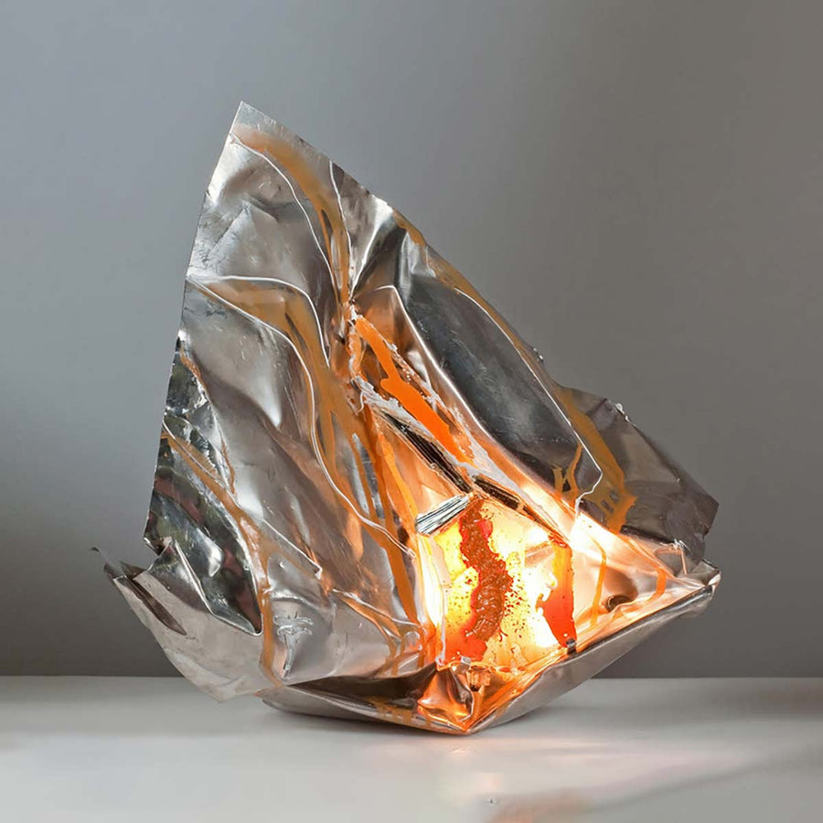Cavità Cretiva - Multi-material lighting sculpture by Franchi Franca - Fp Art Online