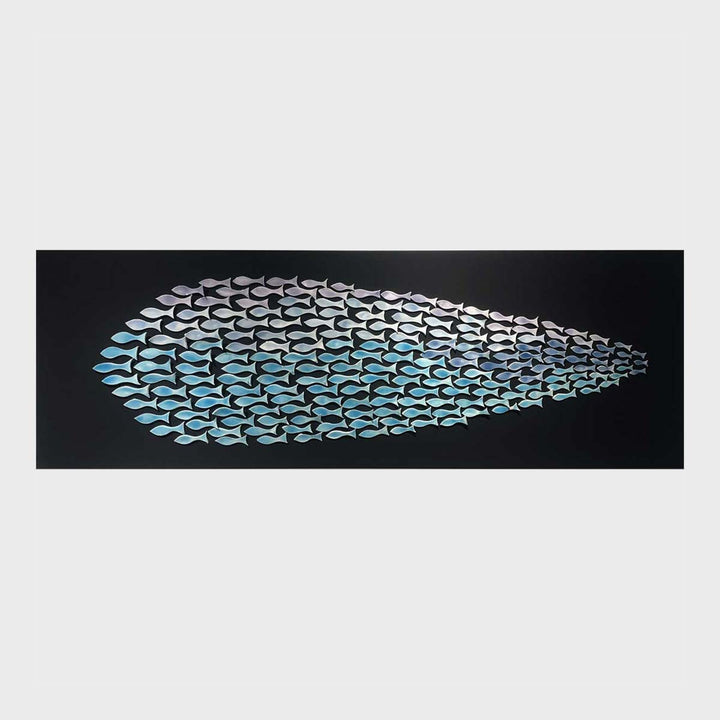 Nuvola / Cloud - Enamelled ceramic sculpture with oxides by Battista Emanuela - Fp Art Online