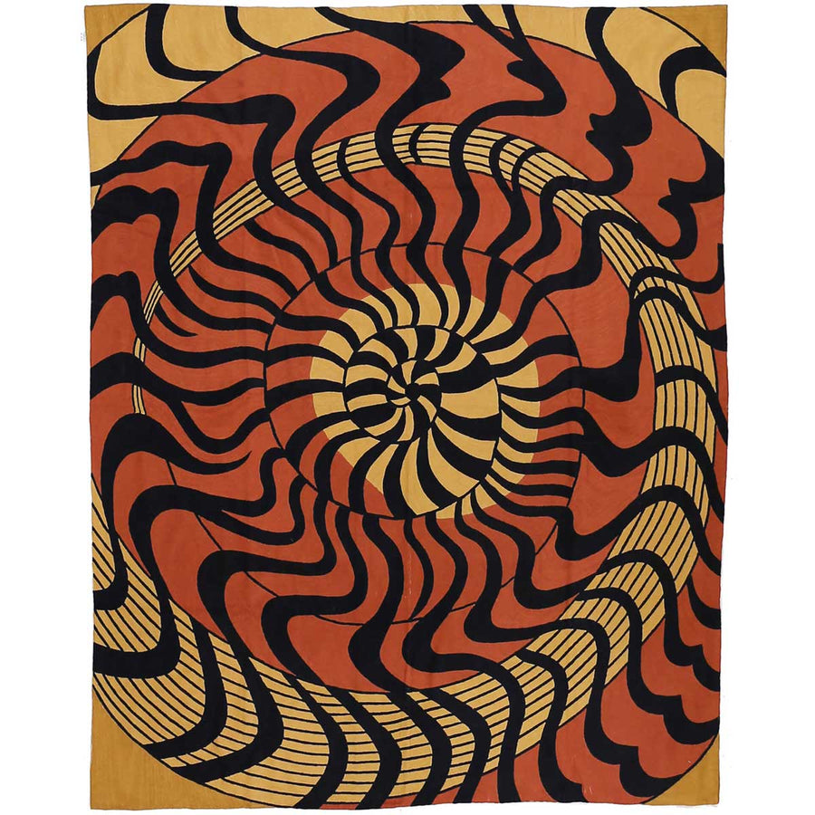 Conchiglia - Hand-spun cashmere wool rug by Barbara Frua - Fp Art Online