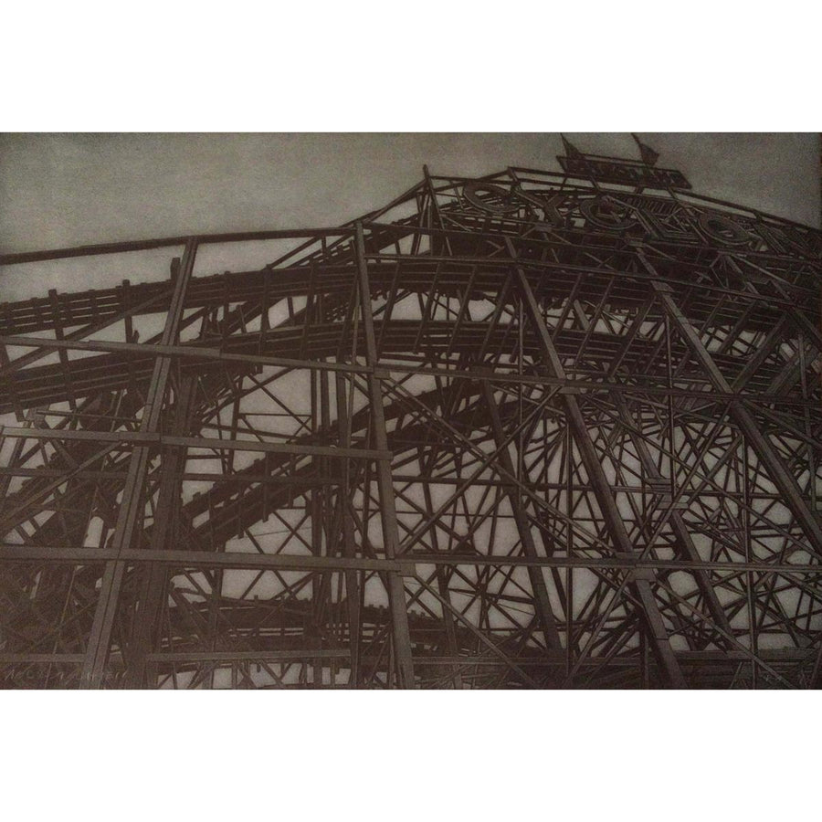 Coney Island #1 - Etching print mark by Chiesi Andrea - Fp Art Online