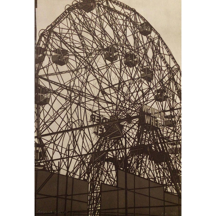 Coney Island #2 - Etching print mark by Chiesi Andrea - Fp Art Online