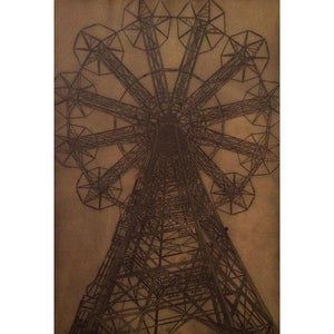 Coney Island #3 - Etching print mark by Chiesi Andrea - Fp Art Online
