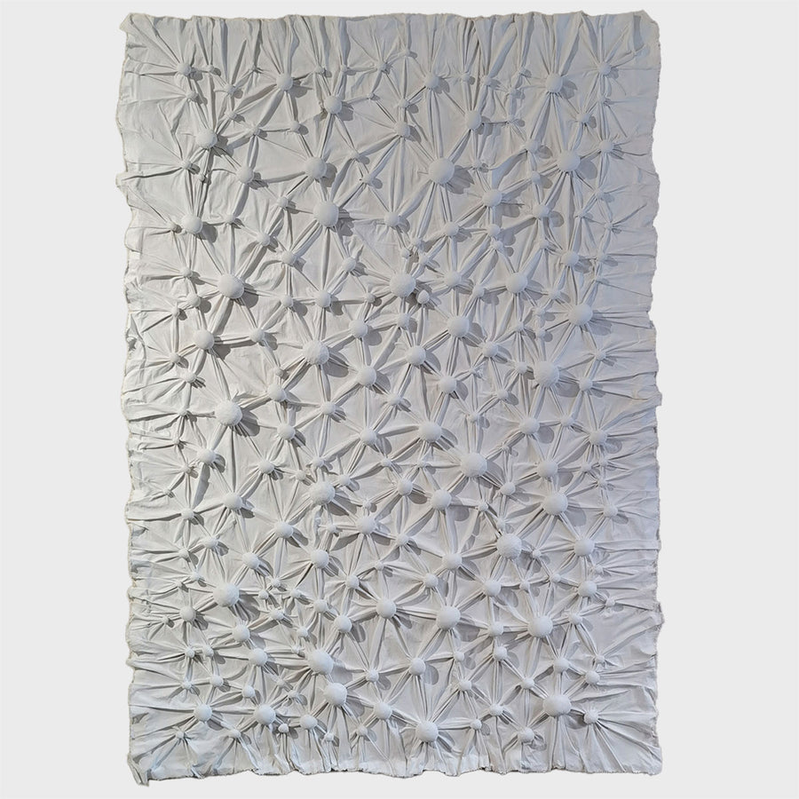 Connections - Moulded canvas sculpture, acrylic and resin on panel by Wahl Johanna - Fp Art Online