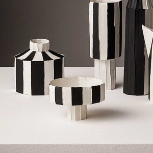 Coppa Ninfea Medium - Paper clay ceramic vase by Paronetto Paola - Fp Art Online