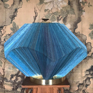 Lantern Extra Large - Paper sculpture made out of old folded books by Crizu - Fp Art Online