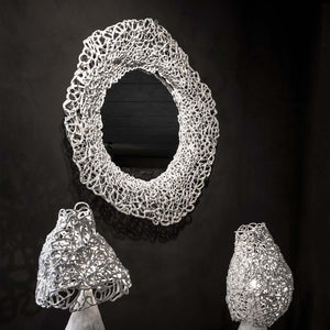 Desdemona - Recycled fabric, resin and acrylic mirror by Superfluoo - Fp Art Online