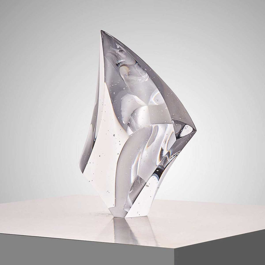 Diamond Piece II - Mould melted sculpture by Prosek Jaroslav - Fp Art Online