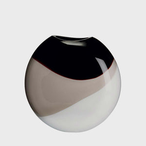 Eclisse Round - Hand-made vase with hot stamp applications by Moretti Carlo Venezia - Fp Art Online