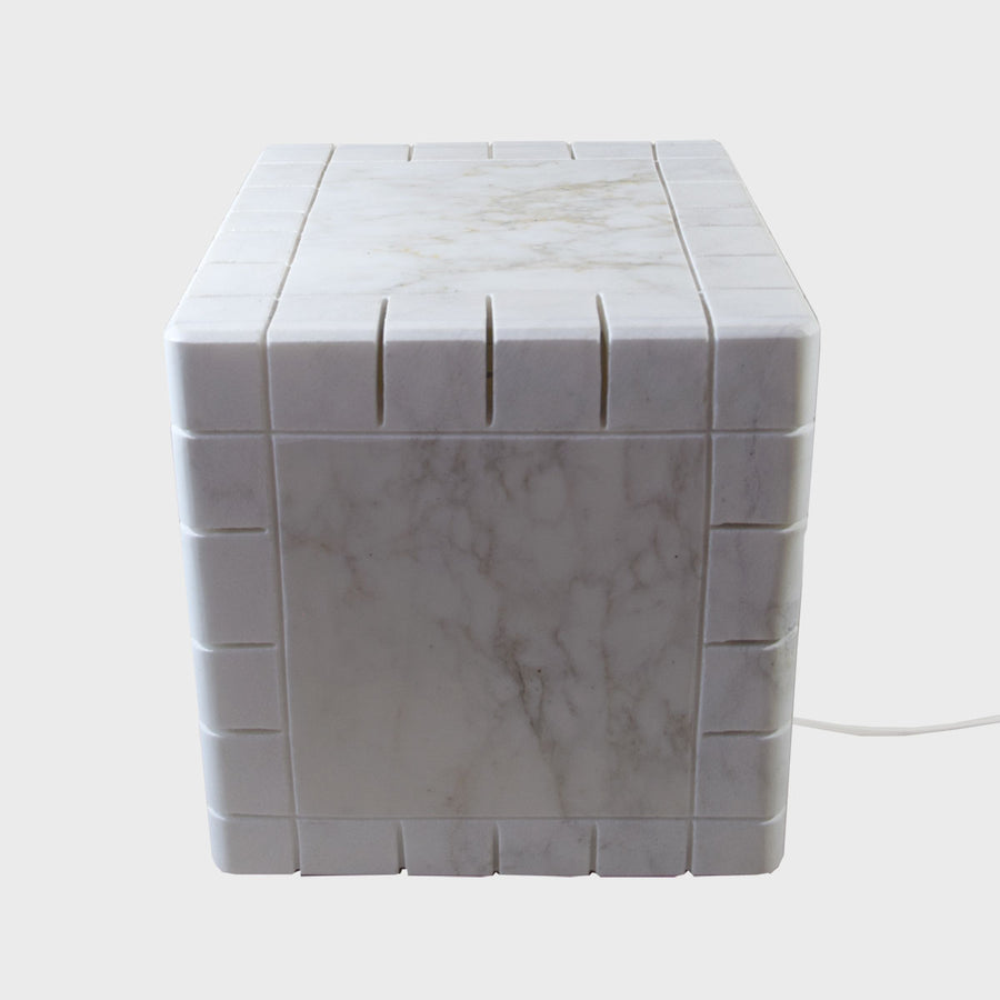 Finder - Table lamp made of Statuary marble by Pucci Donato - Fp Art Online