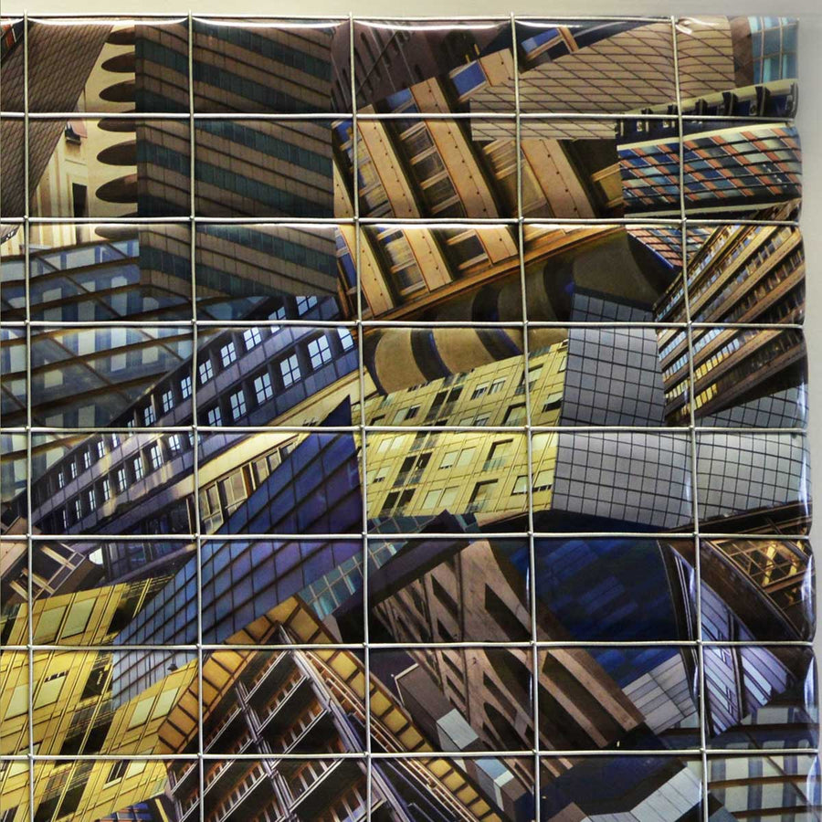 Genoa Offices Prison n°2 - Canvas, foam rubber, printed plastic sheet, mesh by Profumo Marina - Fp Art Online