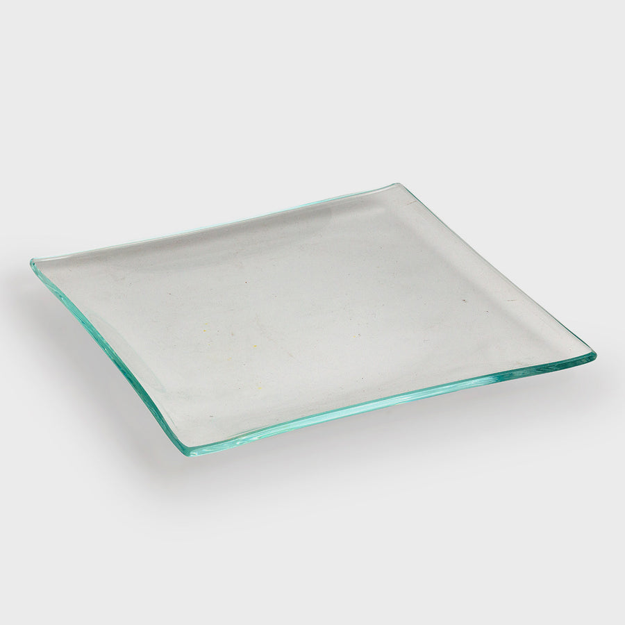Glass Plate, Marbled effect glass by Fp Art Tableware - Fp Art Online
