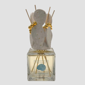 Grey Prickly Pear 500ml - Handmade ceramic and glass room fragrance diffuser by Battista Emanuela - Fp Art Online