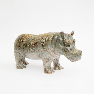 #HIPPO - Enameled ceramic hippopotamus sculptures by Amaaro - Fp Art Online