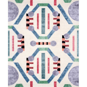 Joggler - Hand-knotted rug by Illulian - Fp Art Online