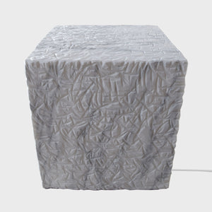 Kubo Texture - Table lamp made of Arabescato marble by Pucci Donato - Fp Art Online