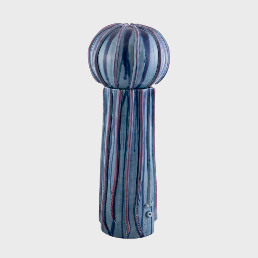 La Medusa - Handmade ceramic tall head vase with decorations by Italiano Patrizia - Fp Art Online