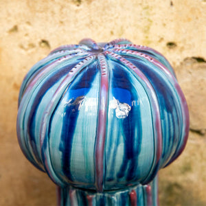 La Medusa - Handmade ceramic tall head vase with decorations by Italiano Patrizia - Fp Art Online