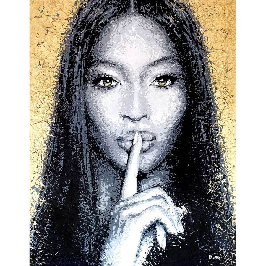 Naomi - Mixed technique and acrylic on canvas by De Cristofaro Valerio - Fp Art Online